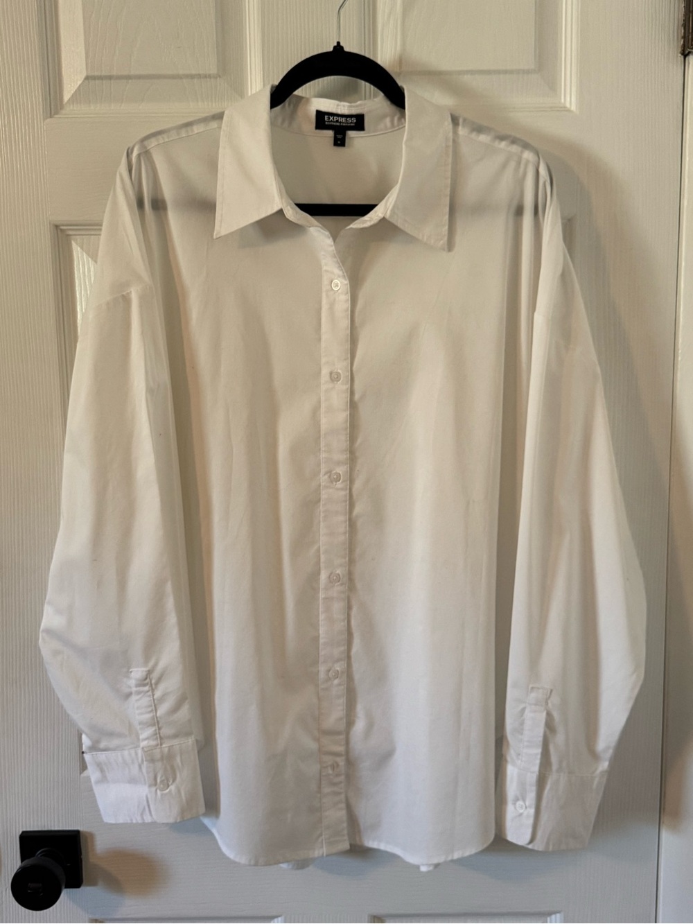 Express White Button Down Shirt